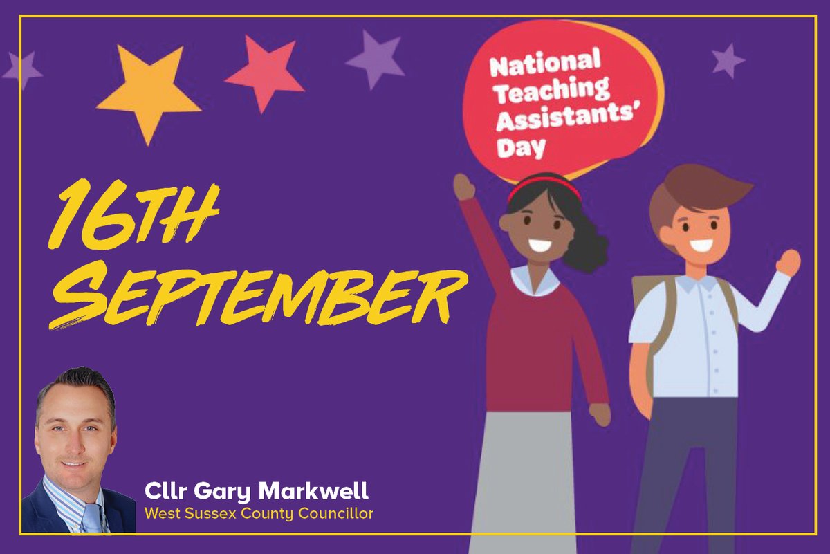GaryMarkwell's tweet photo. Today is National Teaching Assistants’ Day, recognising the valuable contribution Teaching Assistants make to the education and support of school children across the UK. Show your appreciation today  for the great work that teaching assistants do in your school. #NationalTADay https://t.co/5x6dtzg51O