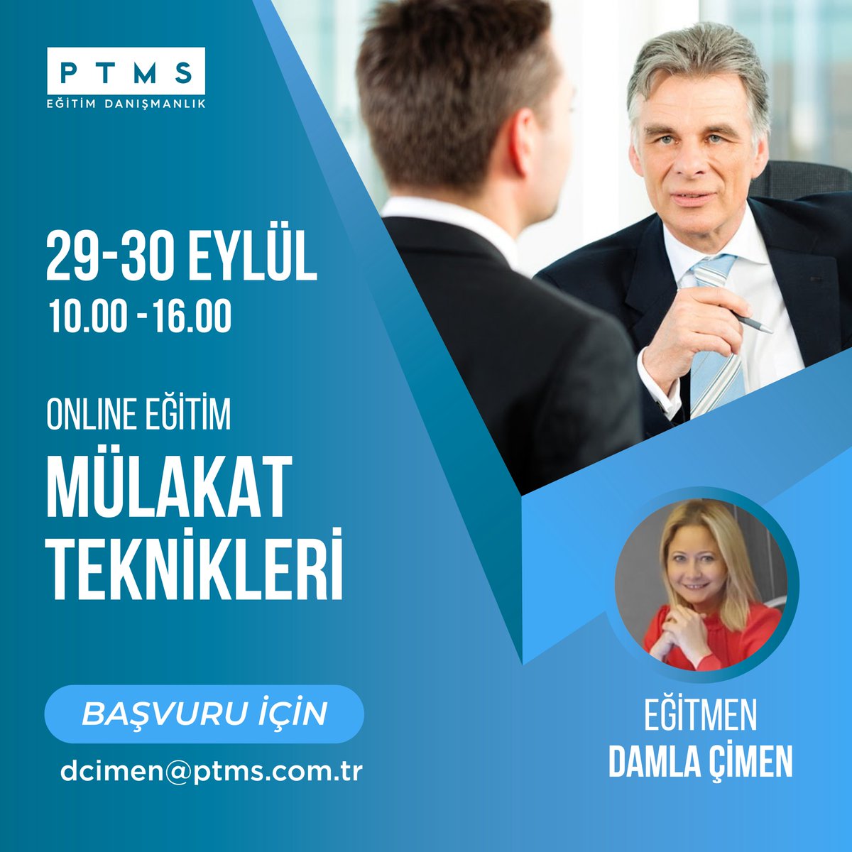PTMSTWITT's tweet photo. Mülakat teknikleri eğitimi ile farklı mülakat tekniklerini öğrenerek görüşmeniz sırasında şirketinize, adaylara en uygun olan mülakat tipini ya da tiplerini seçebileceksiniz.   #mülakatteknikleri #işgörüşmeleri #adaydeğerlendirme #kararverme https://t.co/cFdhnKr7ZS