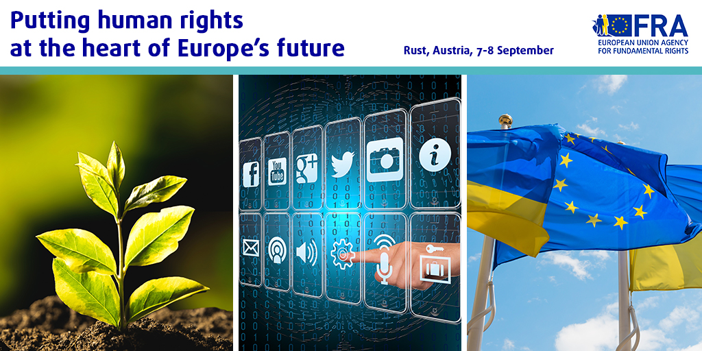 How to put #HumanRights at❤️of Europe's future? Ideas emerged from #EURightsAgency's meeting, highlighting: 🔵Focus on economic, social & cultural rights 🔵Develop an inter-generational approach 🔵Confront legacies of colonialism ...and more. ➡️Summary fra.europa.eu/en/news/2022/p…