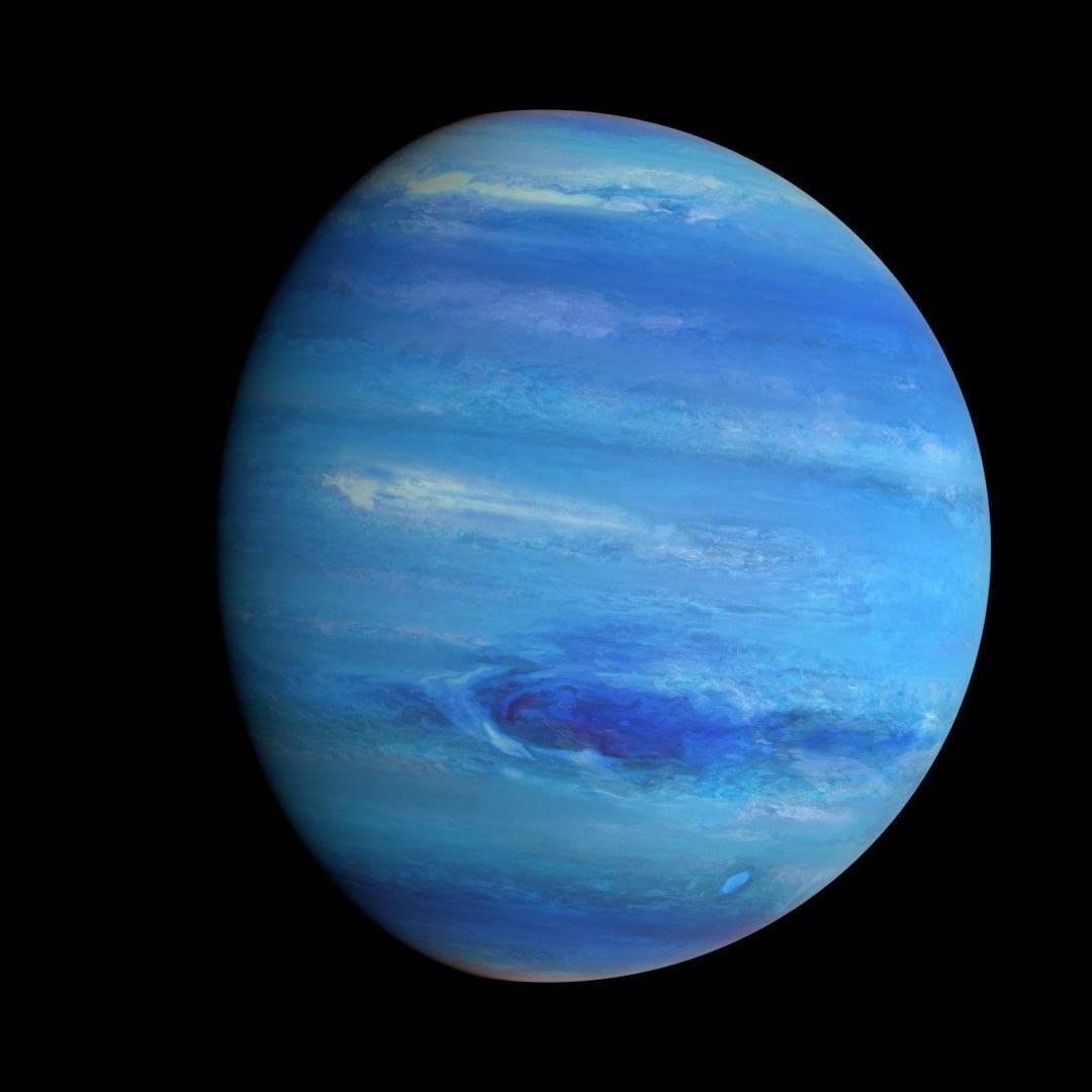 Планета Нептун с Нептуном