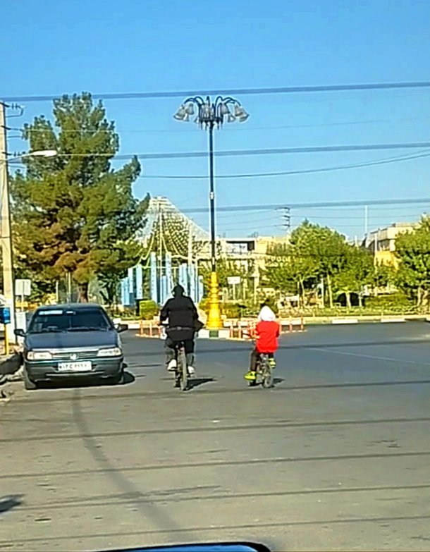 این مادر و پسر دوچرخه سوار با این حجم از بامزگی و قشنگی روزمو ساختن.🙂