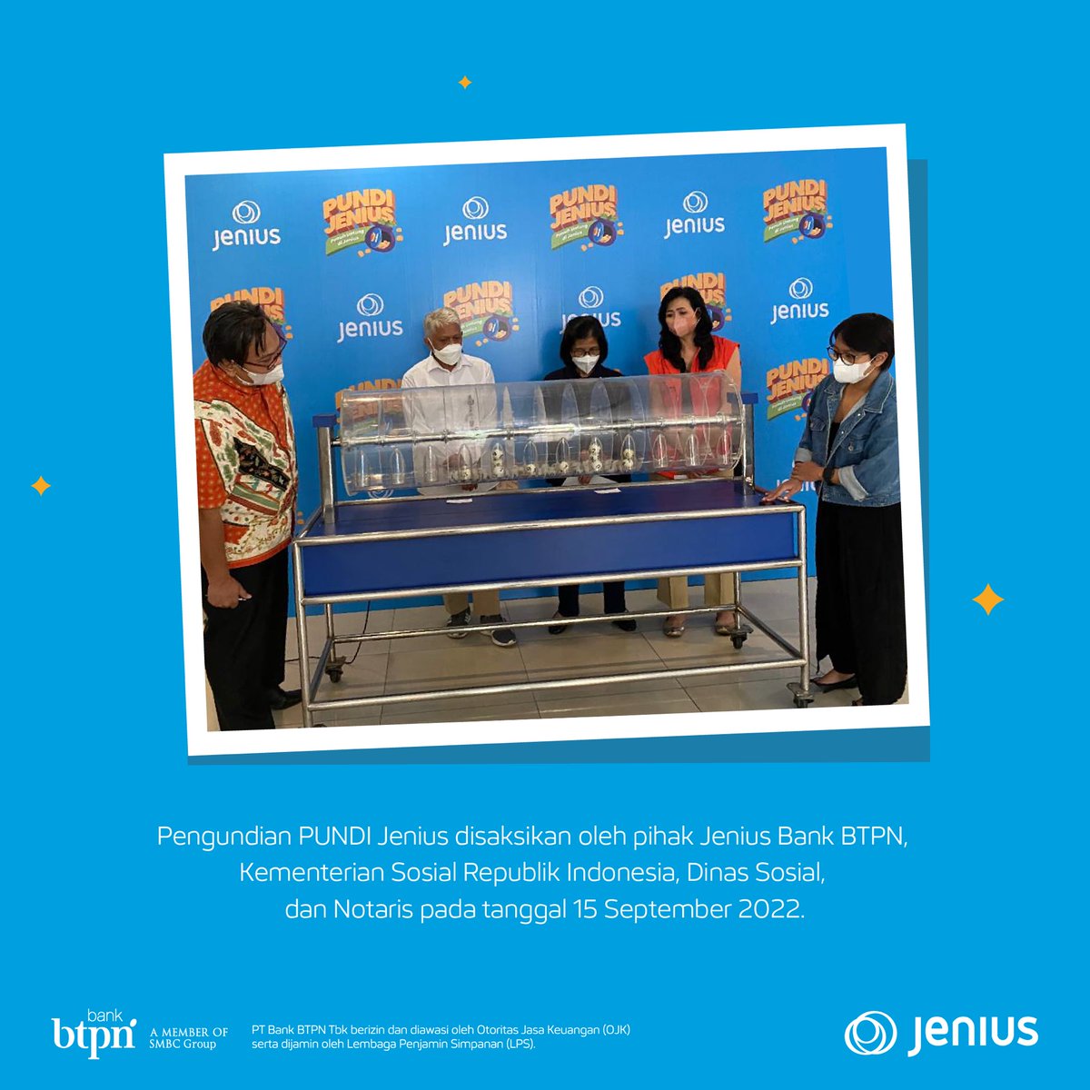 JeniusConnect's tweet photo. Siapa yang nunggu undian #PUNDIJenius bulan Agustus 2022? Ini dia pemenang GarudaMiles bulan ini!

Yuk tingkatkan saldo rata-rata kamu siapa tau bulan depan kamu menang undian! Hadiah utama Vespa LX125 i-Get masih menanti kamu lho~

Info lengkap cek di https://t.co/iseUHzHAqG https://t.co/rEe54wcGJx