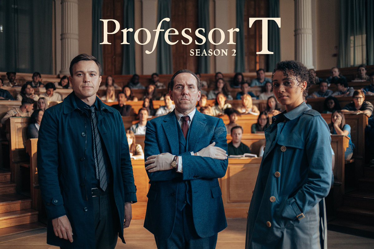 The Professor is back! Tonight at 9pm on ITV #professort #itv <a href="/ActualBenMiller/">Ben Miller</a> #emmanaomi #barneywhite @AndyGathergood <a href="/julietaubrey1/">Juliet Aubrey</a> <a href="/SarahWoodward63/">sarah woodward</a> #francesdelatour #julietstevenson #douglasreith <a href="/connorpaulfinch/">Connor Finch</a> <a href="/LouiseVisABLE/">VisABLE People</a> <a href="/TaylaKEbong/">Tayla KovacevicEbong</a> <a href="/eagleeyedrama/">Eagle Eye Drama</a> <a href="/CaviarTV/">Caviar</a> <a href="/VosDries/">Dries Vos®</a>