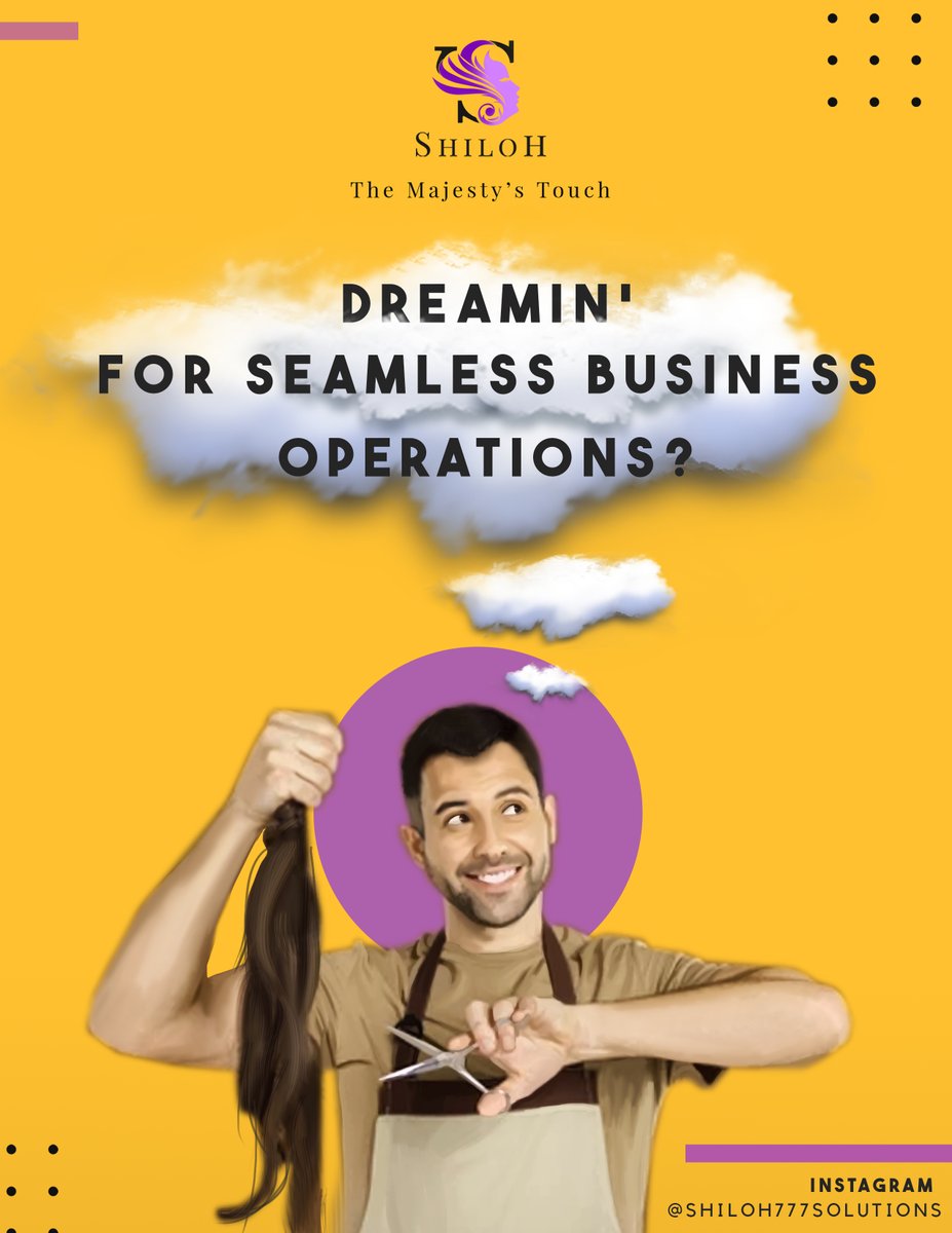 777_Shiloh's tweet photo. Dreamin' for seamless business operations?
Shiloh is here!
Message us now!
#Shiloh #softwaredevelopment #petcare #healthandbeautycare #beautysalon #beautycare #healthandbeauty #petlovers #salon #softwaresolutions #salonowner #beauty #salonsuites #softwaresolutionscompany https://t.co/17qVuq4LvK