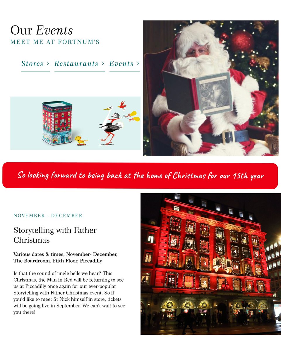 So excited to be back at the home of Christmas <a href="/Fortnums/">Fortnum & Mason</a> #christmas #santa #fatherchristmas #Christmas2022 #christmasinlondon #London #fortnums