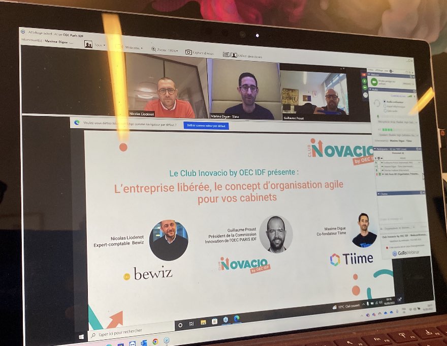 C parti !!!
L’entreprise libérée , le concept d’organisation agile by <a href="/INOVACIO_/">INOVACIO</a> 
Avec #nicolasliodenot #bewiz <a href="/DigueMaxime/">Maxime Digue</a> <a href="/Tiime/">Tiime</a> <a href="/OECParis/">OECParis</a> 
#innovation #rh