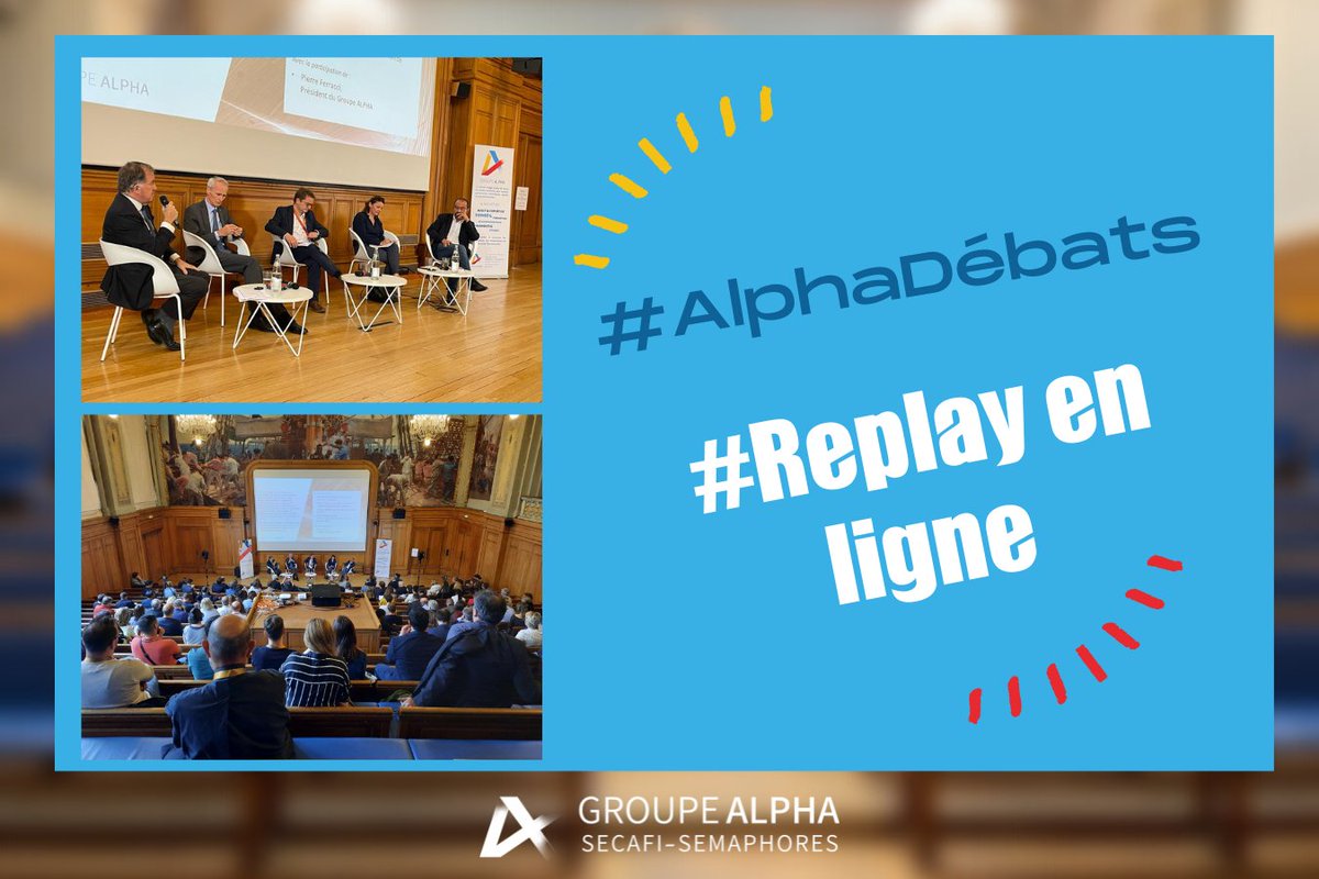 GroupeAlpha's tweet photo. [ #AlphaDébats #Replay ]
Vous n'avez pu assister à la 3e édition des Débats d'aujourd'hui, Transformations de demain ou vous souhaitez revoir les meilleurs moments ?
#RDV sur notre chaîne 📺 pour ▶ le #debat ➡ https://t.co/FbUeEQNYPx 
#TransitionEcologique #transitionjuste https://t.co/3W2Bb4k6XK