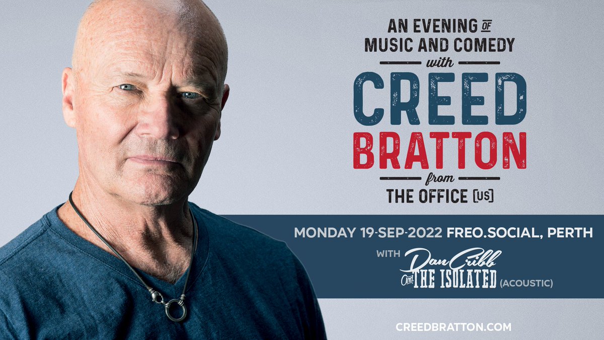 WE'RE BACK! Very excited to be playing with <a href="/creedbratton/">Creed Bratton</a> (!) this coming Monday. Tickets and more info here: moshtix.com.au/v2/event/an-ev…