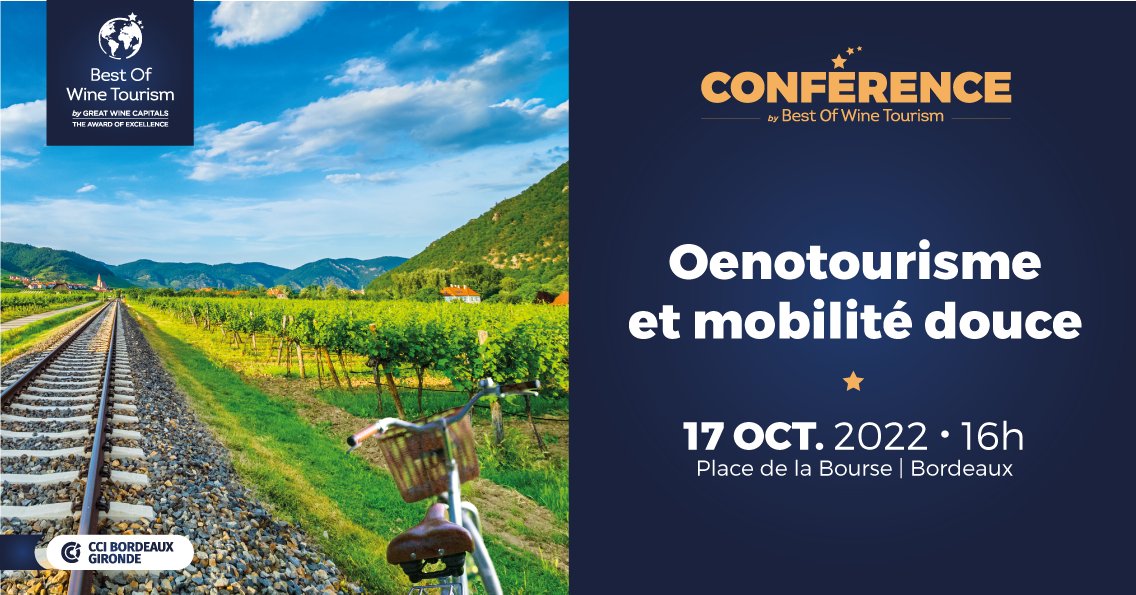 🍃🍇ŒNOTOURISME ET MOBILITE DOUCE : UN ACCORD PRESQUE PARFAIT ?
- Les challenges de l’intermodalité -

📍Rendez-vous sur notre site internet pour plus d'informations

👉🏻Je m’inscris:
lnkd.in/epc2RCwC