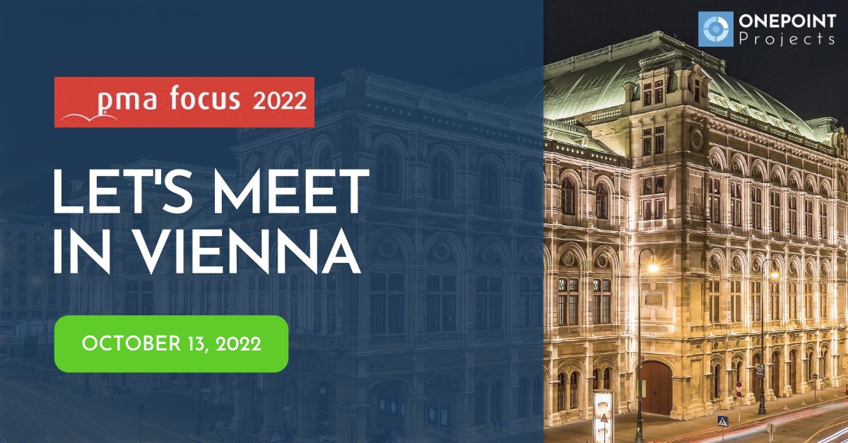 planforge_io's tweet photo. We look forward to attending pma focus by pma - Projekt Management Austria on October 13, 2022. Contact us via info@onepoint-projects.com to schedule a meeting.

#event #conference #projektmanagement #projectmanagement #projectmanagers #portfoliomanagement #pmo #onepointprojects https://t.co/CJDJKcGeXp