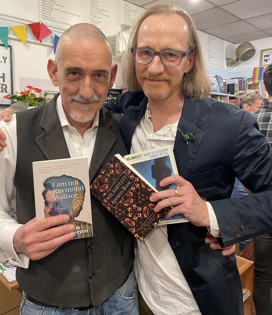 InkandescentUK's tweet photo. Sam Kenyon's @ogleforth's I am not Raymond Wallace has been launched and what a wonderful launch it was too! @gaystheword was full of friends and fellow writers, thank you to everyone for being there!
More pics to follow.
copies of this amazing book here: https://t.co/4BkILyNJNr https://t.co/i2Ut2sj4wl