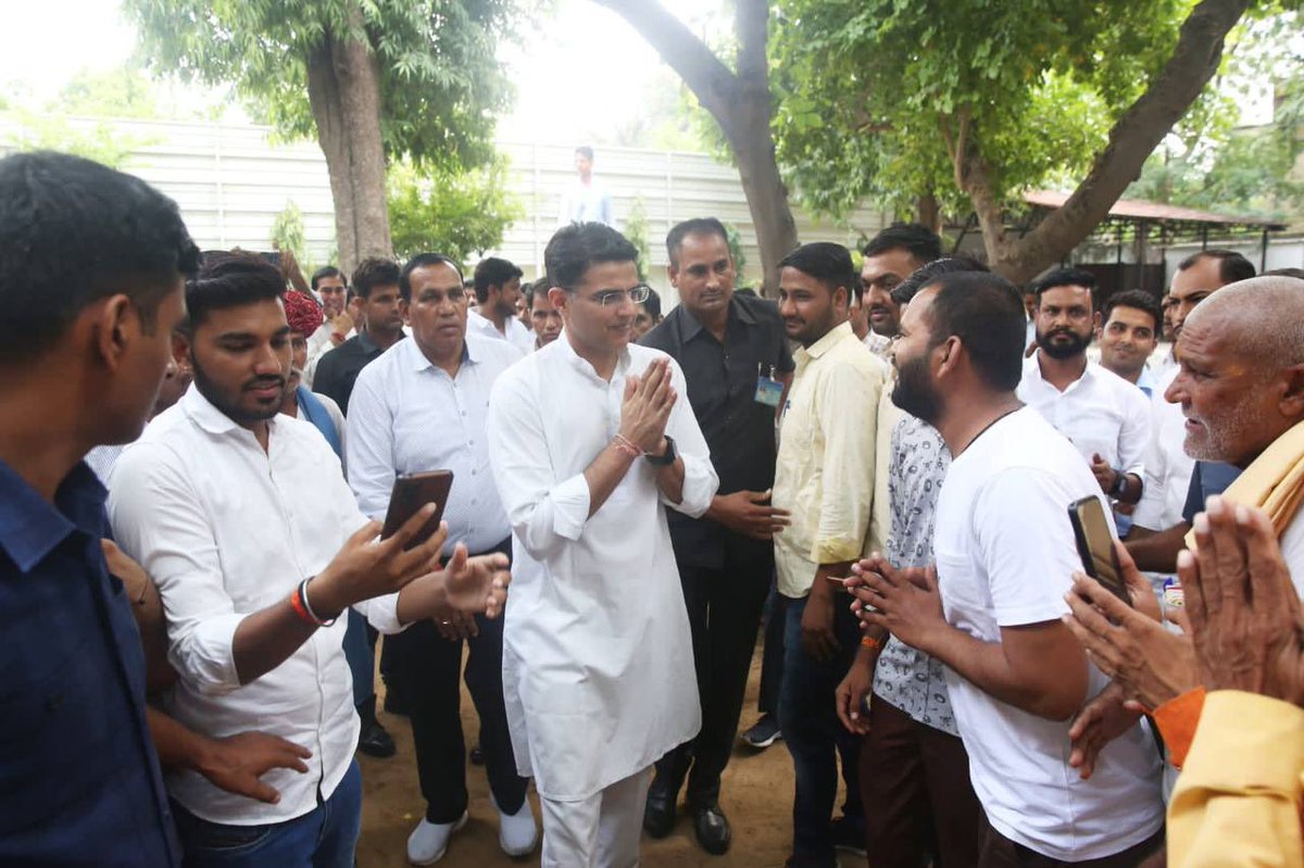 SachinPilot's tweet photo. शुक्रवार सुबह। https://t.co/LsqVXSsMSU