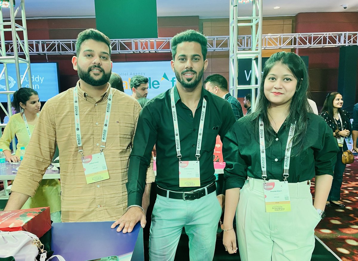 AppLabsAI's tweet photo. From making new connections to participating in some captivating conversations, Team #Applabs had a great time at #IndiaAffiliateSummit😍
Thank you @IAMAIForum for such an amazing event👍
#IAS22 #TeamApplabs #Advertising #SelfServeDSP https://t.co/XLtp4AA2tF