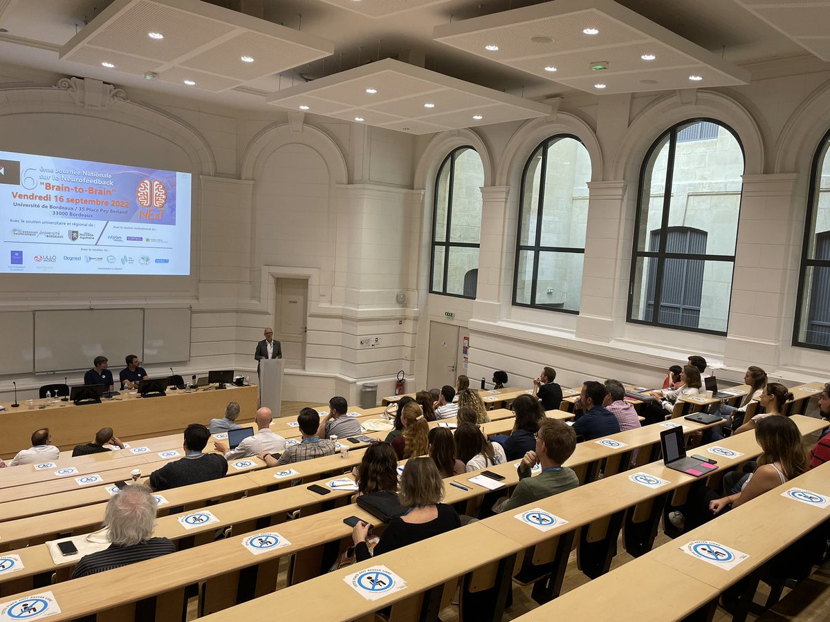 ja_micoulaud's tweet photo. Lancement de la journée @afpbn @Neuro_Bordeaux #neurofeedback #interbrain avec Pr Philip @SANPSYLab
Quid du TRL en neurofeedback ? https://t.co/nv0nskbng5