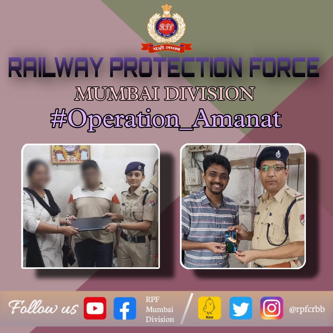 RPF Mumbai Division tweet media