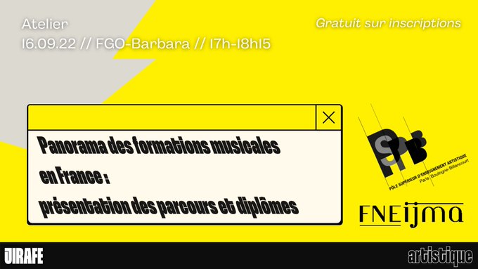 [secteur]
A tout à l'heure, 17h, à la @fgobarbara !!
Avec le @_PSPBB et le @Reseau_MAP.