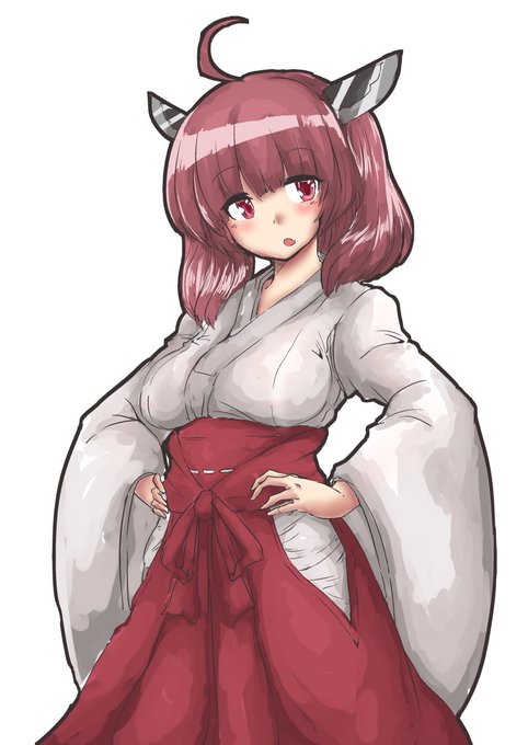 #きりたんキラキラ金曜日 
今日の巫女服です 