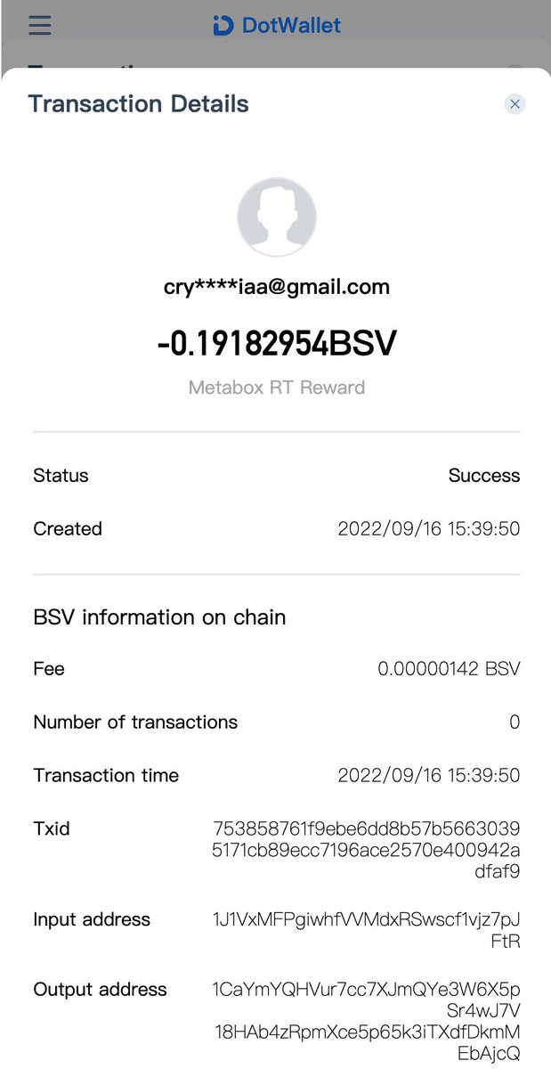 DotWallet tweet media