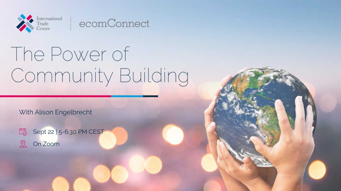 ITCnews's tweet photo. Are you looking to build an authentic, high-value network online?

Join our session with Alison Engelbrecht, a social entrepreneur, to talk about the power of community building.

Register here➡️ https://t.co/Lx3DpNOCEX https://t.co/lxA13nthDW