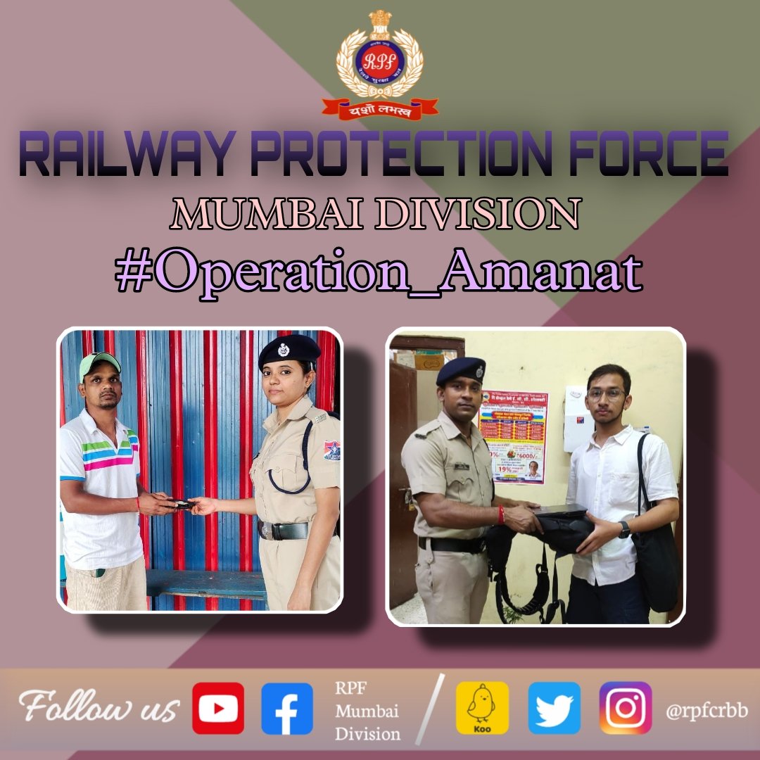 RPF Mumbai Division tweet media