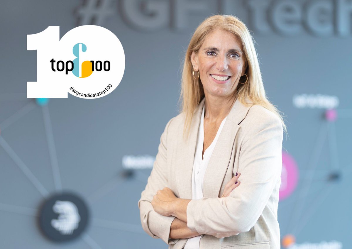 ManuelLavinGFT's tweet photo. ¡Estamos de enhorabuena! En @gft_es apostamos por el talento y el liderazgo de la mujer en el sector tecnológico. Por eso, es un orgullo que @nuriamirfont1 (Executive Director) y @LuciaBayce (Dir. Mkt y Comunicación) estén este año entre @LasTop100 seleccionadas 👏👏👏 https://t.co/p8pWadnlDe