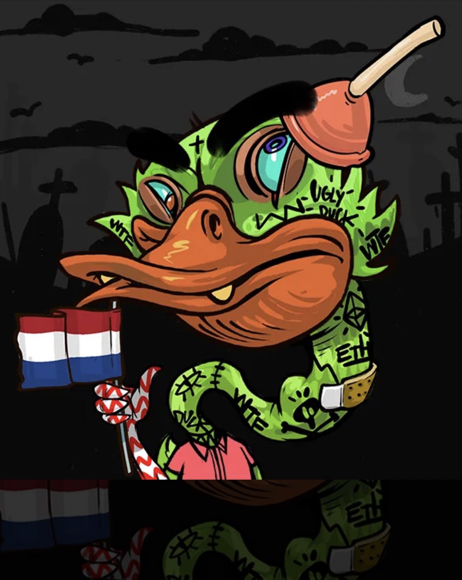 weaponheadsNFT's tweet photo. Welcome Home Dutch #uglyduckwtf !
#dutchsquad https://t.co/OjWaUuJVn5