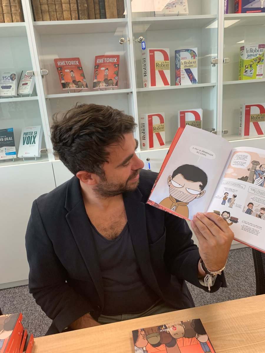 <a href="/Steph2Freitas/">Stéphane de Freitas</a> et Baba nous ont rendu visite pour dédicacer leur nouvel ouvrage : Rhétorix, ou l’art de prendre la parole sans s’évanouir.