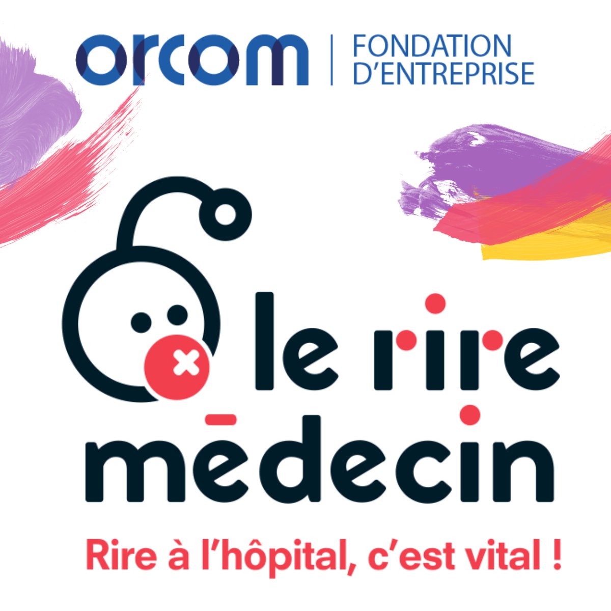 ORCOMFrance's tweet photo. [FONDATION D’ENTREPRISE] « Parce que l’on soigne mieux un enfant heureux », la fondation d’entreprise #ORCOM accompagne l'association Le Rire Médecin dans le projet qu’elle mène auprès des enfants malades ou victimes de maltraitances reçus au CHR Orléans. https://t.co/KAV7S91vjS