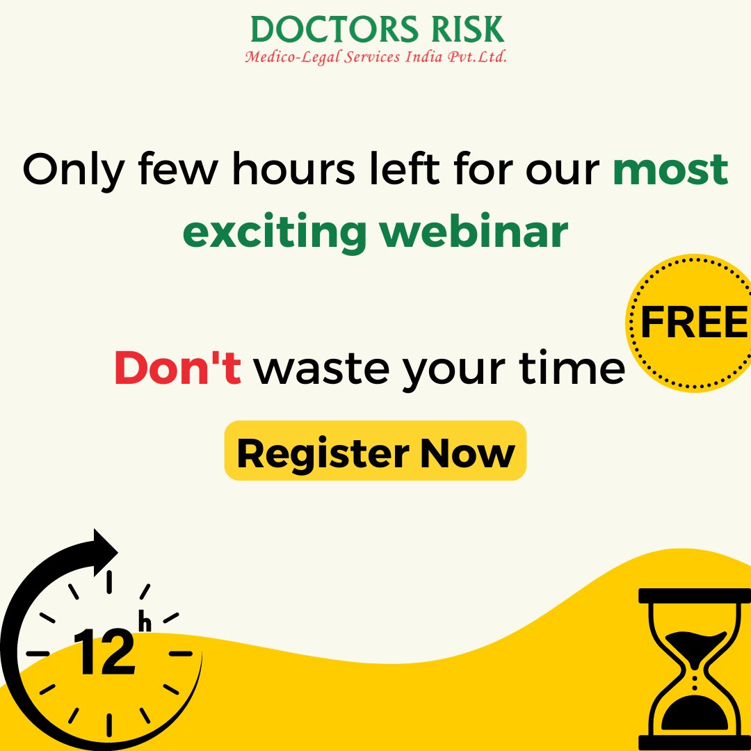 doctorsrisk05's tweet photo. Don't miss this opportunity to know the importance &amp; requirement of training your paramedical staff
Nowadays most of the negligence happens by paramedical staff which creates legal issues &amp; claims on hospitals &amp; their owners
Join our free online webinar 
https://t.co/E52ihzC69b https://t.co/V0poUNHlga