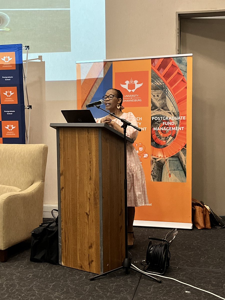 ujlibscience's tweet photo. Attending the #UJ Annual #Postgraduates and #PostDoctoralFellows #Conference Opening by Prof Annah Moteetee and Prof Penny Govender. @ujlibscience is one of the #Judges for the #Poster competition #RCDConference https://t.co/ffn5LLeePh