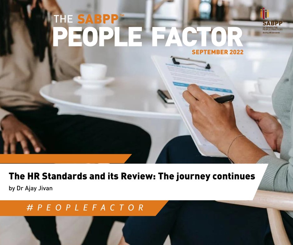 SABPP1's tweet photo. **READ** 

The HR Standards and its Review: The journey continues
by Dr Ajay Jivan 

https://t.co/dOgdbiYaL1

#HumaCapital #PeopleFactor https://t.co/fyUW0zd3Vn