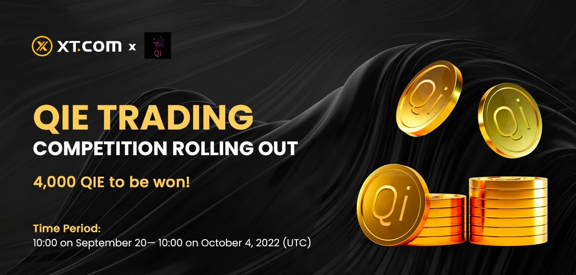 It’s Competition time! 🔥 

🏆 QIE Trading Competition Rolling Out, 4000 QIE to be won! 💰

⏰ Time Period: 10:00 September 20 — 10:00 October 4, 2022 (UTC)

Details:
xtsupport.zendesk.com/hc/en-us/artic…