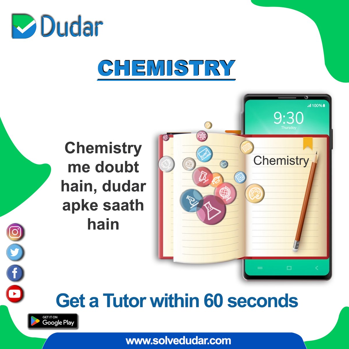 solvedudar's tweet photo. 👇 Get a #Tutor within 60 seconds 👇
😃 Free for All #Students 😃
⬇️ Download App ⬇ Now: https://t.co/uEIBF6Lxy2 https://t.co/9XYotFANd0