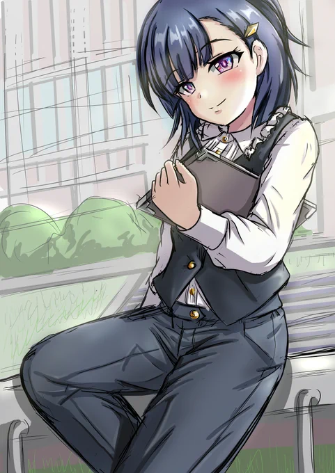 #なめこイラスト #ウマ娘 #桐生院葵 今日のらくがき 