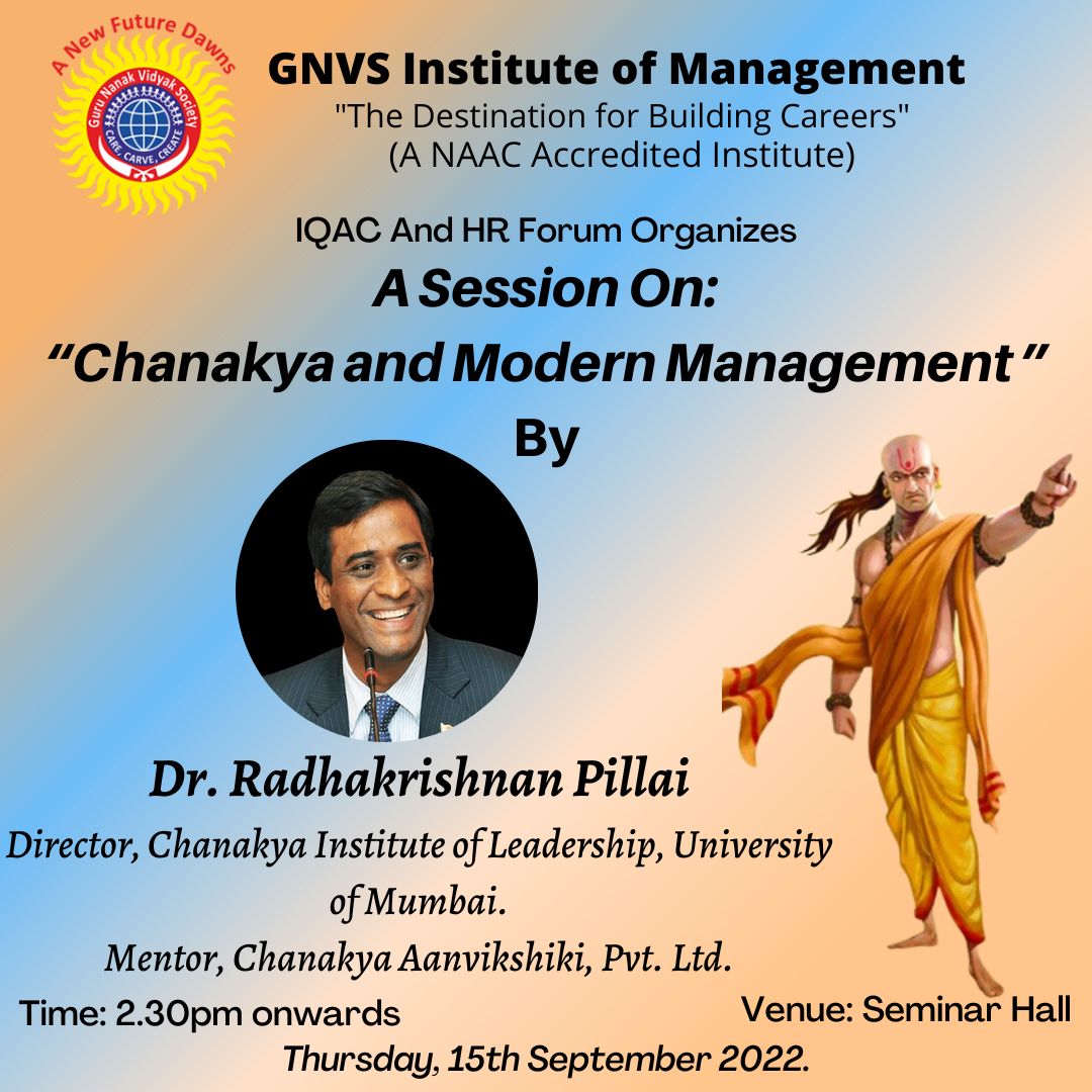 rchanakyapillai's tweet photo. Glad to take a session on topic 'Chanakya and Modern Management ' at 'GNVS Institute of Management' yesterday.
Thank you GNVS Institute of Management for having me there.
#Chanakya #ChanakyaAndModernManagement #Management #GNVS
@ChanakyaLtd https://t.co/maBOBEjAdE