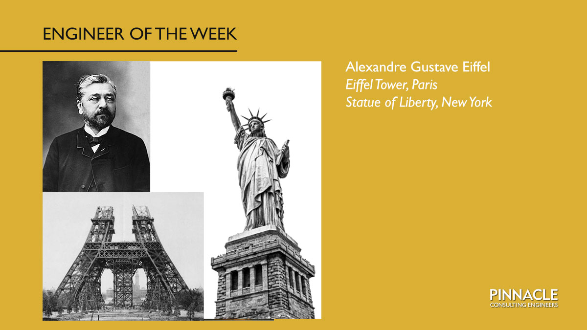 Pinnacle_Advice's tweet image. Alexandre Gustave Eiffel was a French civil engineer best known for the Eiffel Tower, built for the 1889 Universal Exposition in Paris, and his contribution to the Statue of Liberty in New York. #CivilEngineering #StructuralEngineering #EngineerOfTheWeek #Engineering #Inspiration
