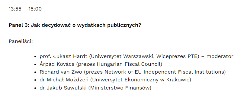 Dziś w Warszawie na odbywającej się na @GPW_WSExchange konferencji #WielkiProjektDlaPokoleń w dyskusji o polityce fiskalnej państwa weźmie udział dr @micha_mozdzen Livestream: 👉wielkiprojektdlapokolen.pl