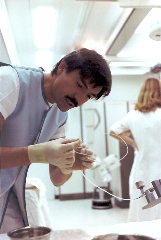 PCRonline's tweet photo. #MedicalHistory
On 16 September 1977, Andreas Grüntzig &amp; team made history by catheterizing the left coronary artery of a 38 y-o patient percutaneously via the right femoral artery.

Read more about the first case here ✍️🏽: https://t.co/Uaa1jGmShb
 #TCT2022 #CardioTwitter https://t.co/QWy0vJBkF0