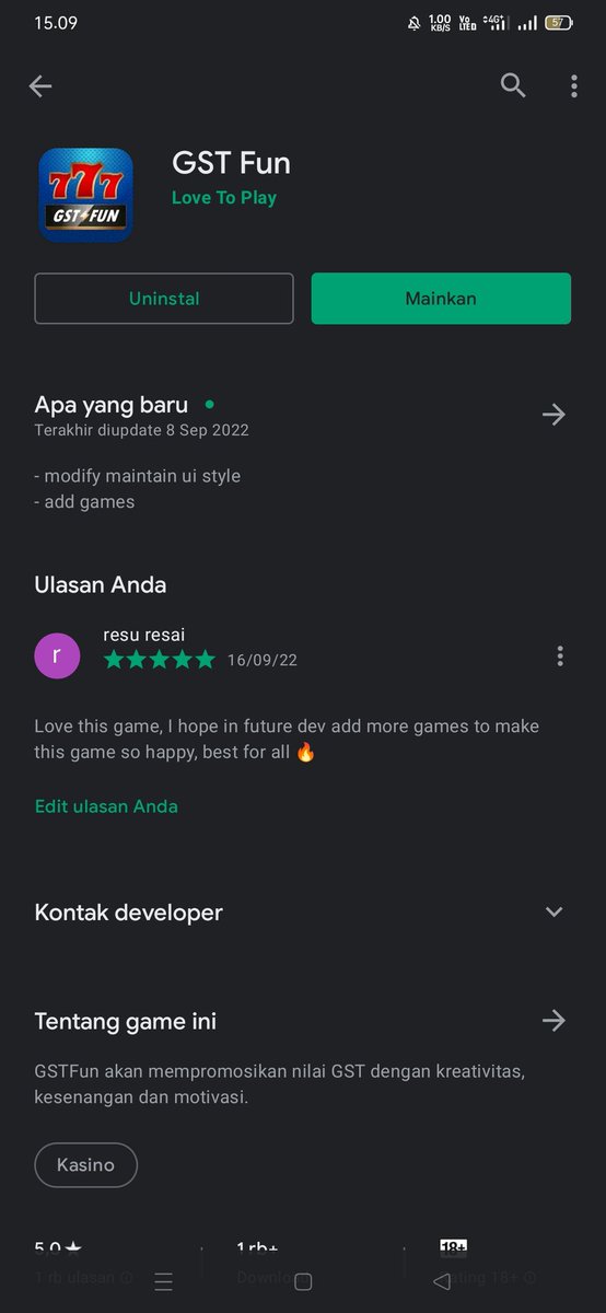 reiws15's tweet photo. @Gstfunofficial done sir, love this game
lanjutroll01@gmail.com
uid: 60d1529bf57a6000
wallet: EcPoMQf24cgspMCyihdsceG4Y1hDSj4i2rbXpHwh4FRn https://t.co/jgnnV6lF6C