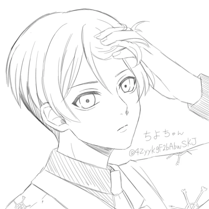 # RTした人のアイコンをシャーペンでさらさら自分の絵柄で描く

描かせていただきました〜!!! 