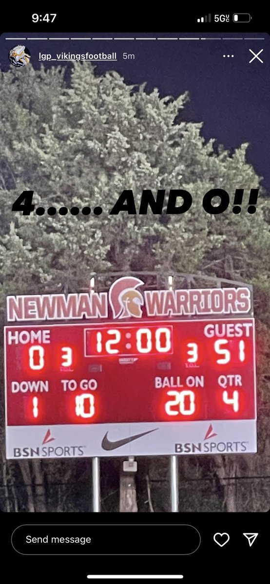 cantblurrr15's tweet photo. We made it past the first quarter of the season undefeated. Next up Hutch. #NewEra #RowTheBoat #WhyNotPinkston https://t.co/mA4dEK4wUF