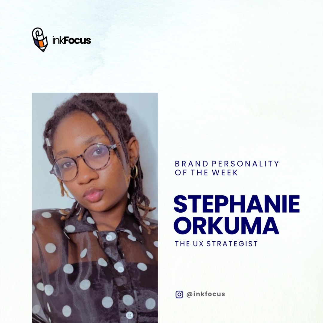 inkfocusng's tweet photo. Our brand personality of the week is @stephanieorkuma A UX designer who focuses on helping businesses achieve their goals through user-centered design. 
She serves as the Director of Scholarship and Grant Program at the Martin Orkuma Foundation. 
#InkFocus  #personalityoftheweek https://t.co/gInxnbA0Jh