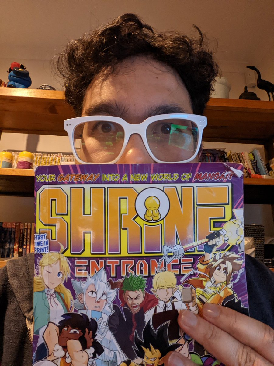 ShrineComics's tweet image. SHRINE ENTRANCE
- Our first print book!
- #Manga anthology magazine with 12 series!
- Over 520 pages!!
- Free poster!
- Free stickers!
- Heaps of color pages!
- Perfect Shrine jumping on point!
ONLY $25!! Shipping incl!!!

Back on #kickstarter now!
kickstarter.com/projects/shrin…
#anime
