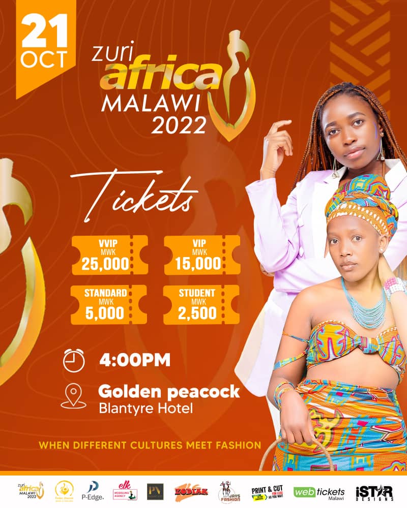 MQtheDJ's tweet photo. ZURI AFRICA MALAWI 2022  

Winner proceeds to the final stage to compete with Queens from other African countries to emerge Zuri Africa Queen 2022!🔥 

📆21st October
📍Golden Peacock Btz

Get your student tickets from me, DM
FYI: limited tickets available
@prince_kho @Elkmodels https://t.co/KRrWcBtF82