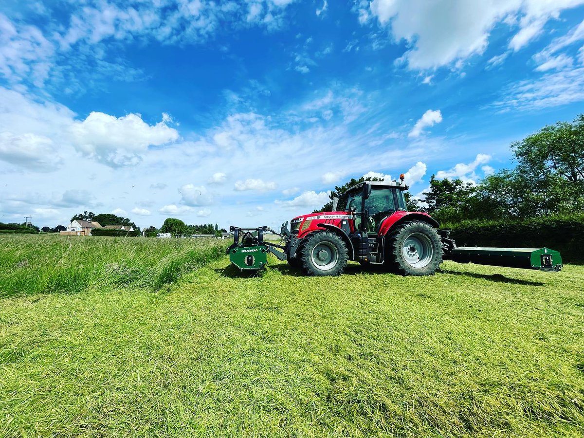 The <a href="/SpearheadWorld/">Spearhead Machinery</a> Sniper flail mower range provides working widths between 1.2m to 7.6m to ensure the finest cut and finish, even in the most demanding field conditions. 

Contact us 👉agwood.co.uk

#flailmower #farminguk #sniper #pastures #agriculture #mowing