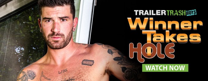 Loser Gets Dick & 'WINNER TAKES HOLE' in @TrailerTrashXXX's New HD Feature, Starring @MrMasonLear @LoveIsaacX