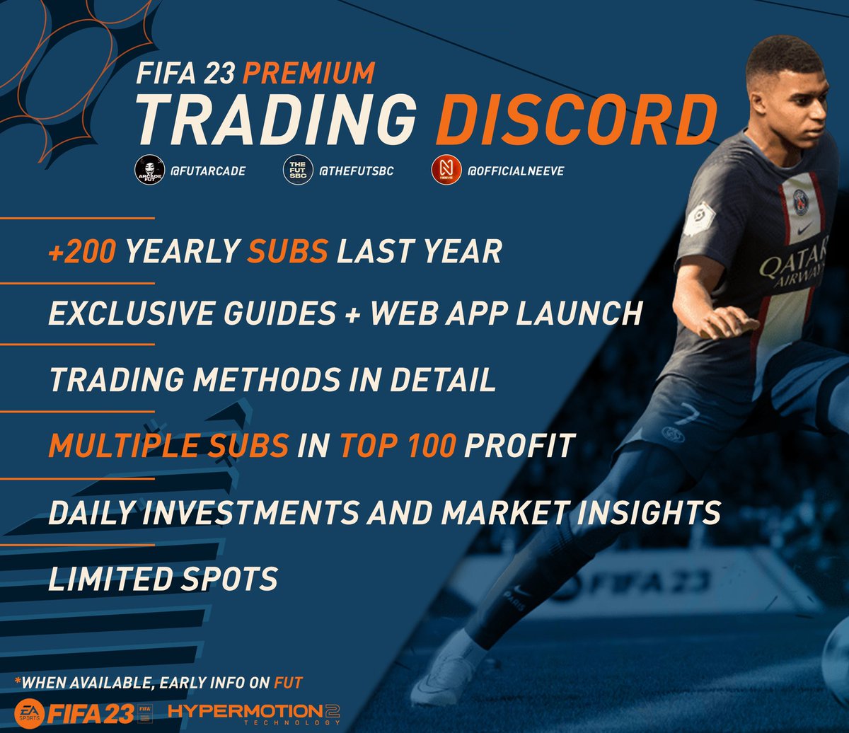 TheFUTSBC on Twitter "🚨🚨Fifa23 Trading Discord🚨🚨 One2One trading help