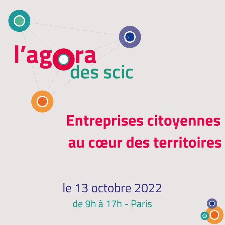 Et si les entreprises de demain étaient déjà là ? Et si c’était les coopératives d’intérêt collectif #SCIC ? Des entreprises ayant l’intérêt collectif pour objet et une gouvernance associant toutes les parties prenantes! 
Vive l’Agora des Scic le 13/10 ! @cgscop@ess-france