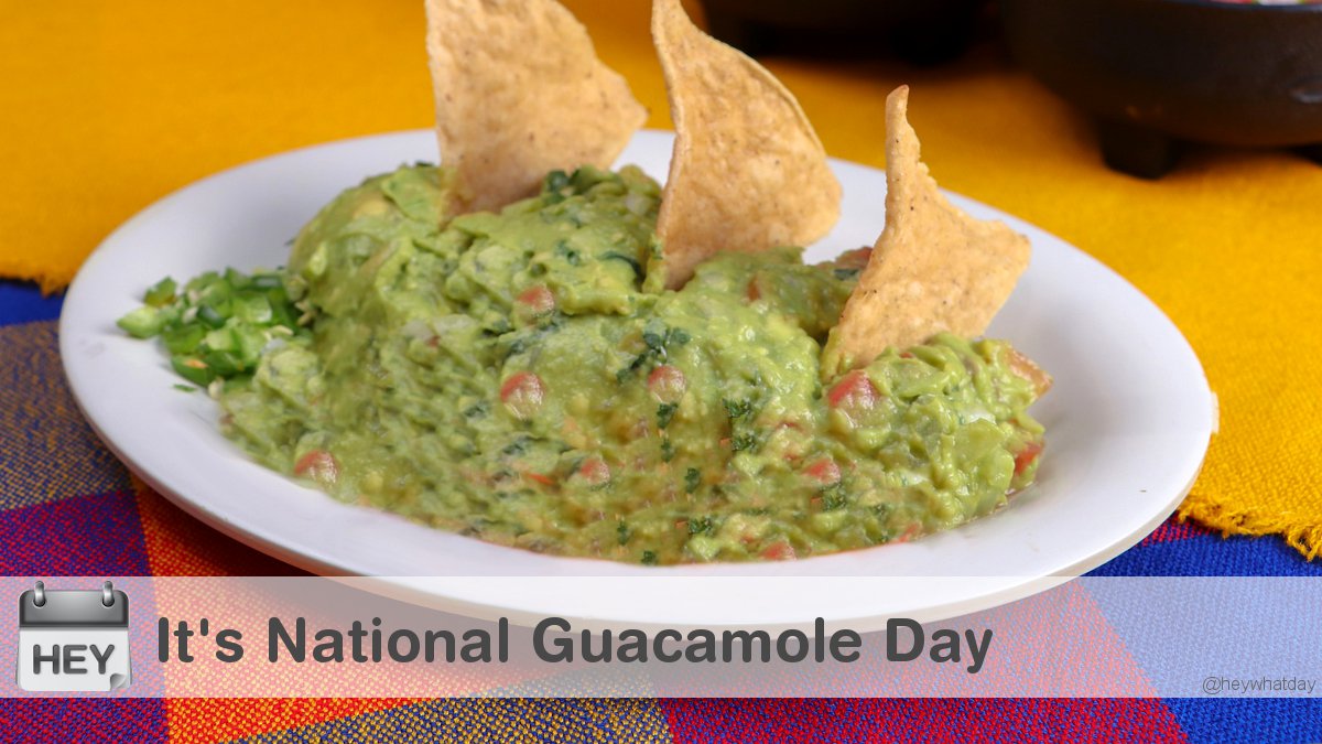 It's National Guacamole Day! 
#NationalGuacamoleDay #GuacamoleDay #Guac