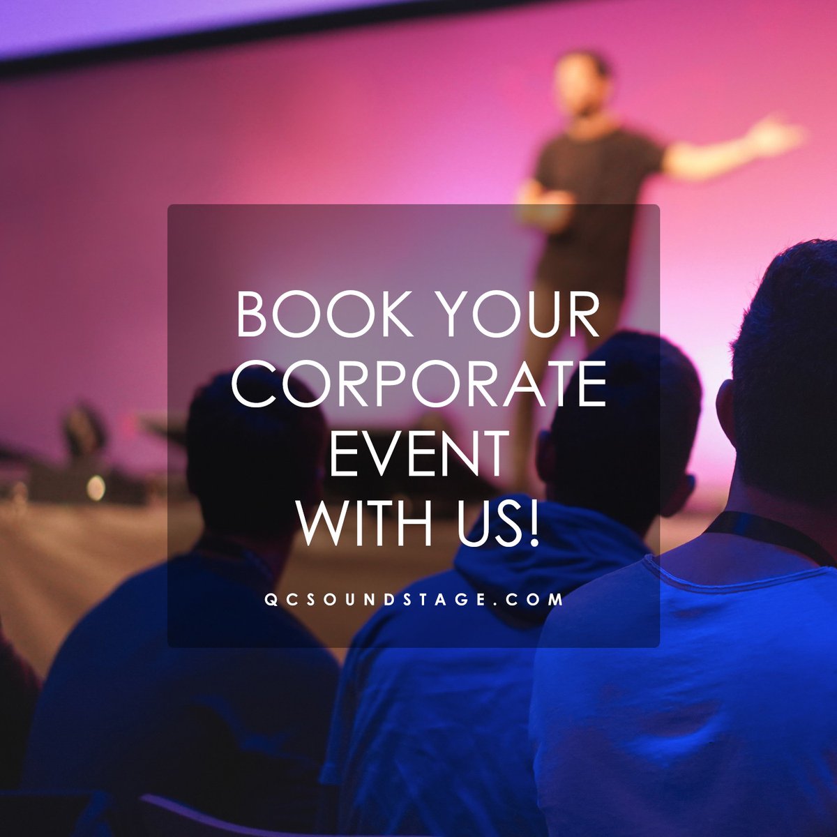 QcSoundstage's tweet photo. Are you looking for a venue for your next corporate event? Visit https://t.co/qUBwZKRCoF to book your event today! #corporateeventideas #CorporateEventHost #corporate #corporateevents #charlottenc #charlottesgotalot #cltevents #charlotteevents #qcsoundstage #charlottebusiness https://t.co/k8Zdd18Zc7